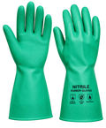 Glove Nitro Green Rubber size 9